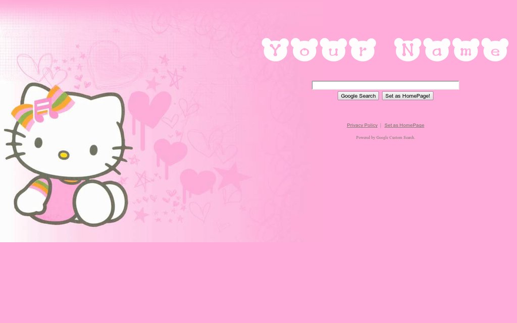 hello kitty google chrome themes