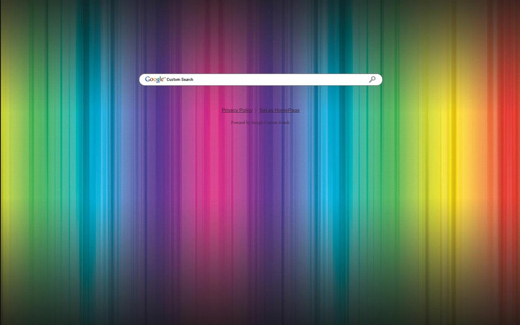 Rainbow Google Theme
